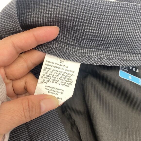 PGA Golf Shorts Men’s Size 36 Performance Chino Gray Pinstriped Dark Gray - Picture 10 of 15